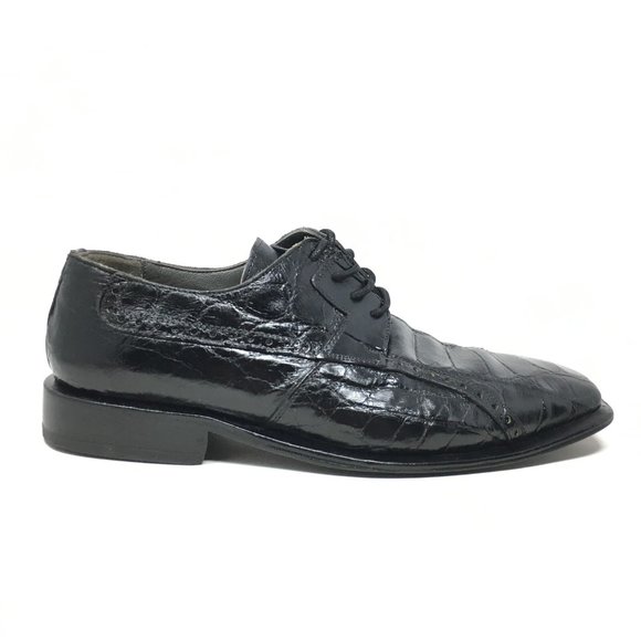 David Eden Oxfords Shoes Size 10 Black Alligator main image 5